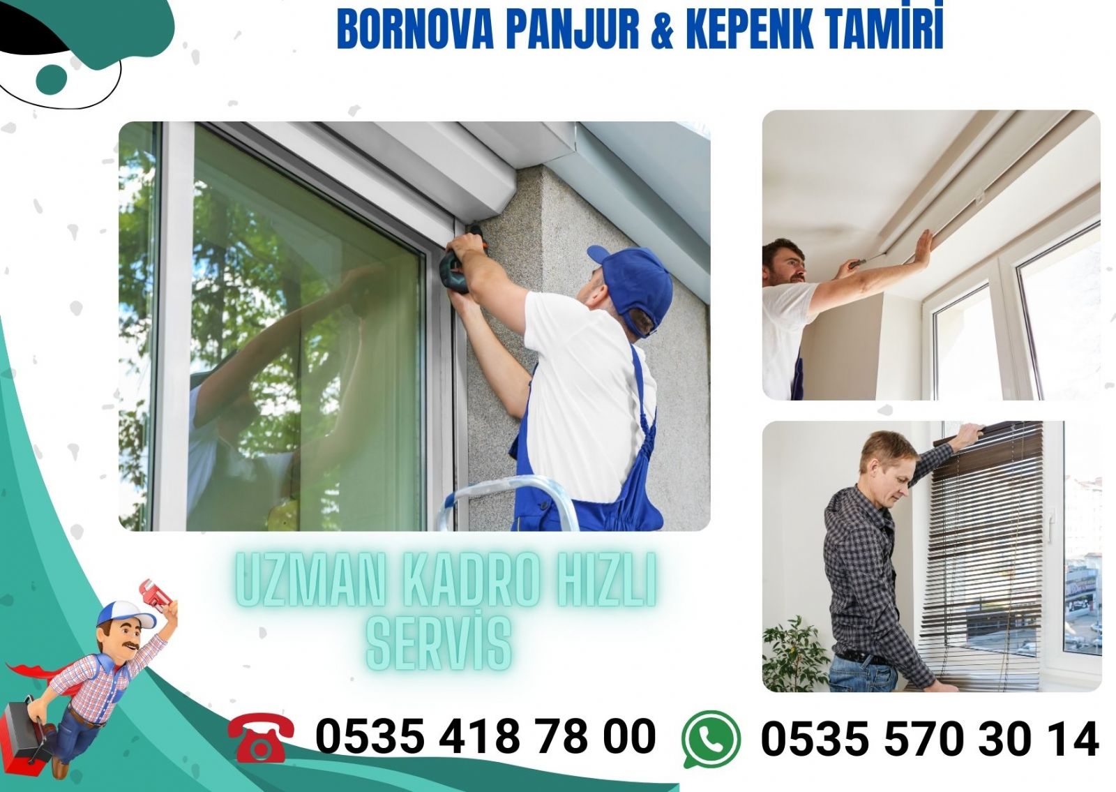 Bornova panjur tamiri kepenk tamiri